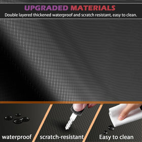 HQcontL cover on windshield with scale comparison clarifying generous 112x57 inch size