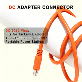 HQFIXDO macro of 8.0mm×2.0mm DC8020 plug proving accurate Jackery fit