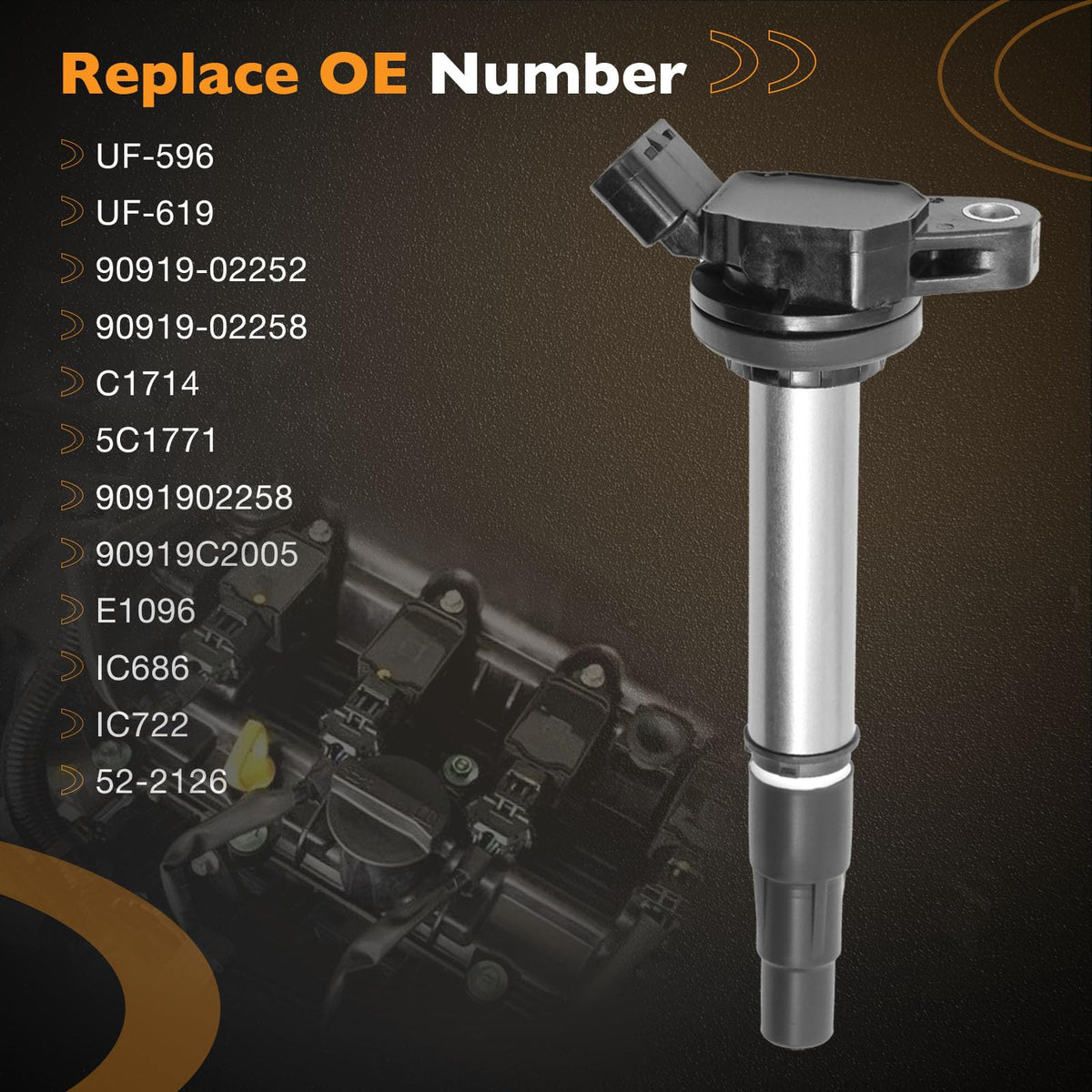 HQPASFY coil connector detail highlighting secure electrical plug fit and reliability