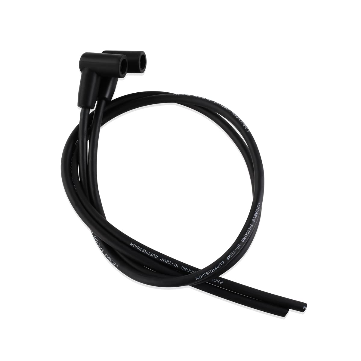 HQPARRTS kit contents with two 7mm 30" spark plug wires in retail packaging