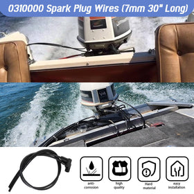 HQPARRTS wires installed on a Johnson outboard engine for correct routing