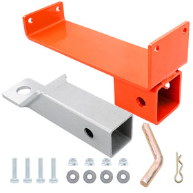 HQPASFY front package view showing orange hitch and included parts, highlighting durability