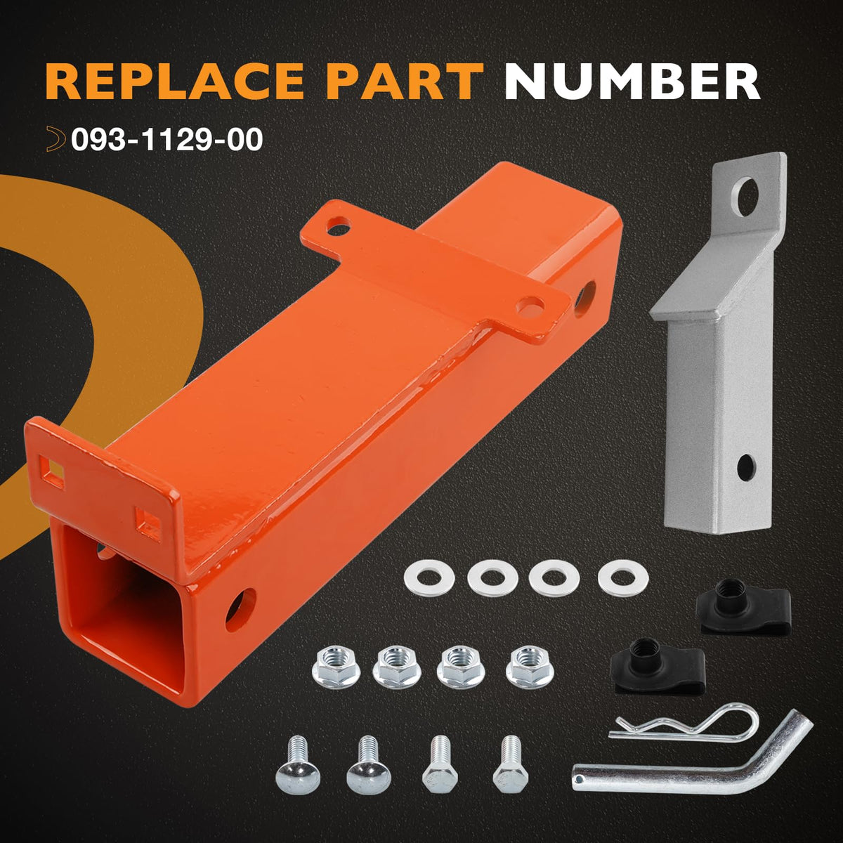 HQPASFY included hardware and fasteners arranged for quick installation