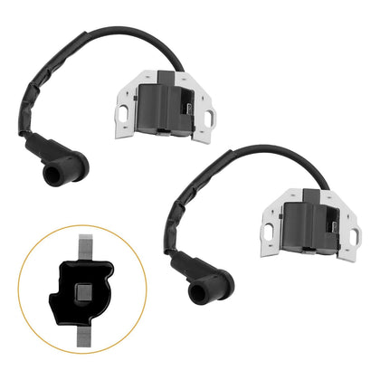 HQPASFY front view of ignition coil showing mounting points and robust housing, ensures reliable fit