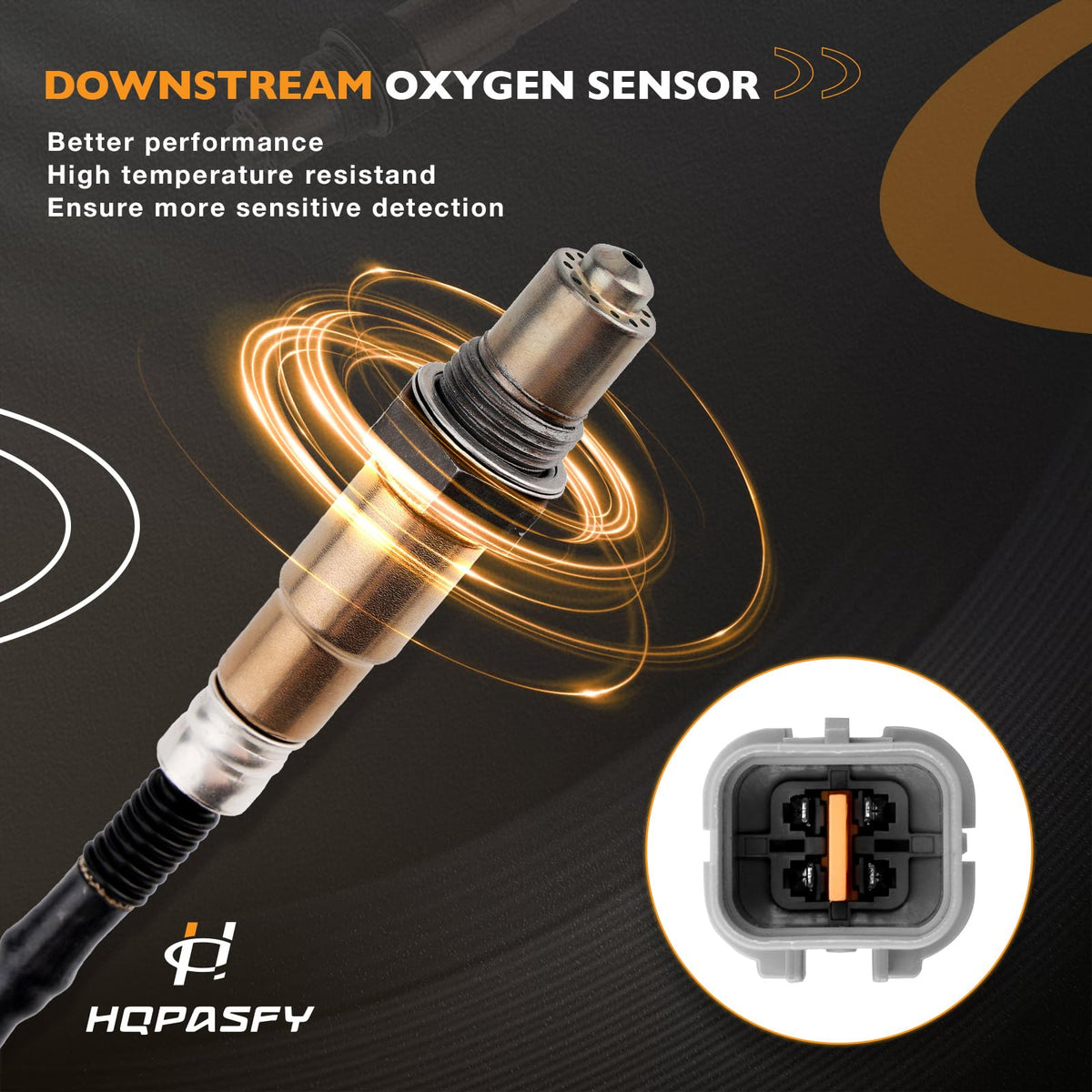 HQPASFY sensor installed on exhaust demonstrating proper placement and improved engine monitoring