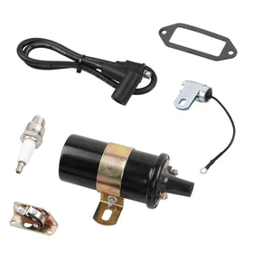 HQPASFY kit front packaging showing all included ignition components for easy identification