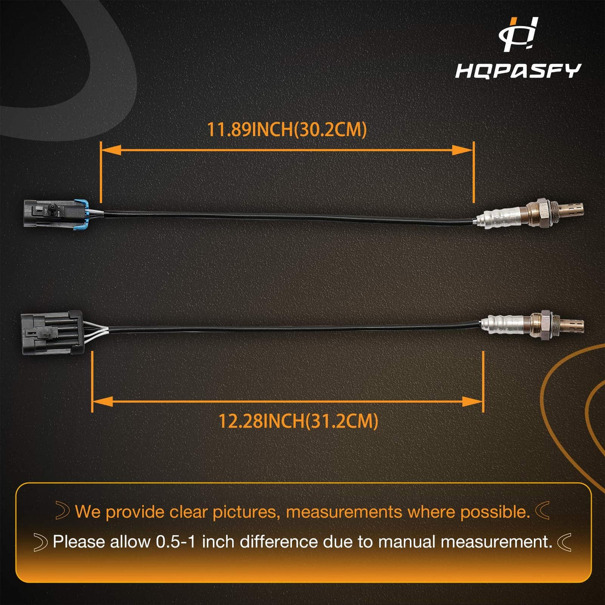 HQPASFY sensor size comparison next to ruler for scale benefit