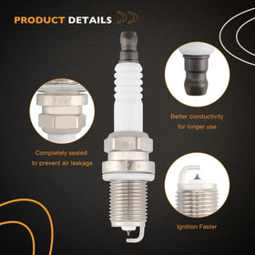 HQPASFY spark plug and coil comparison demonstrating correct replacement