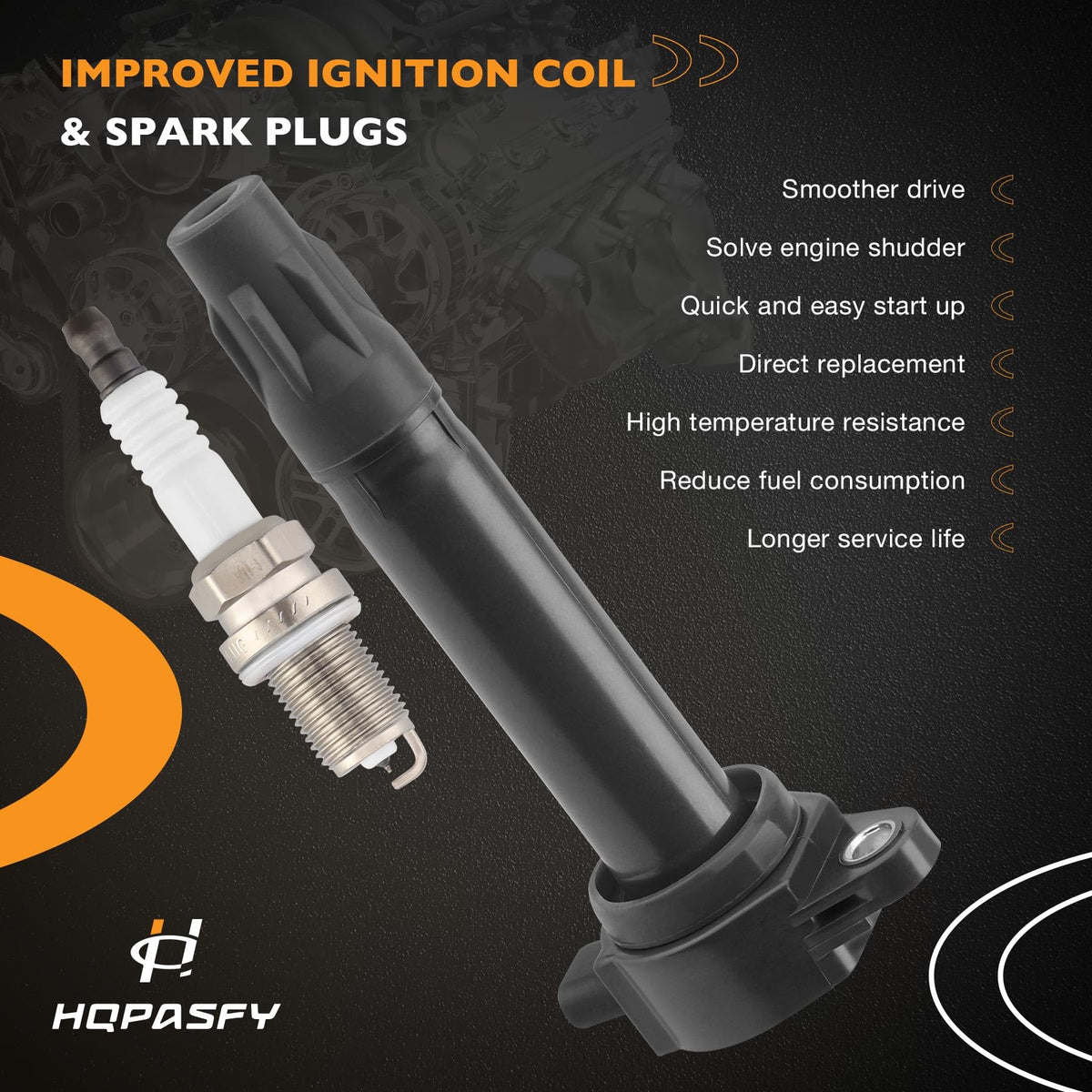 HQPASFY UF557 connector close-up highlighting secure electrical fit