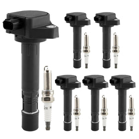 HQPASFY front packaging showing complete coil and plug kit for easy identification and confidence