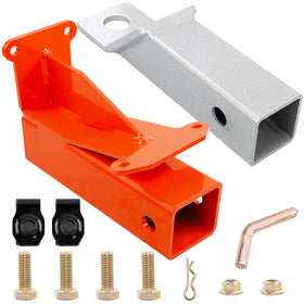HQPASFY hitch front view showing receiver and secure mount benefit