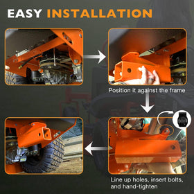 HQPASFY detail of pin and receiver for quick attachment benefit