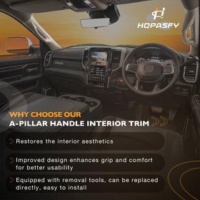 HQPASFY driver-side installed handle demonstrating secure support for entry