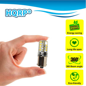 HQRP bulb installed on John Deere tractor demonstrating improved visibility
