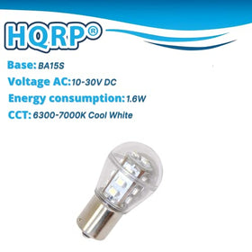 HQRP bulb installed in tractor headlight demonstrating improved visibility