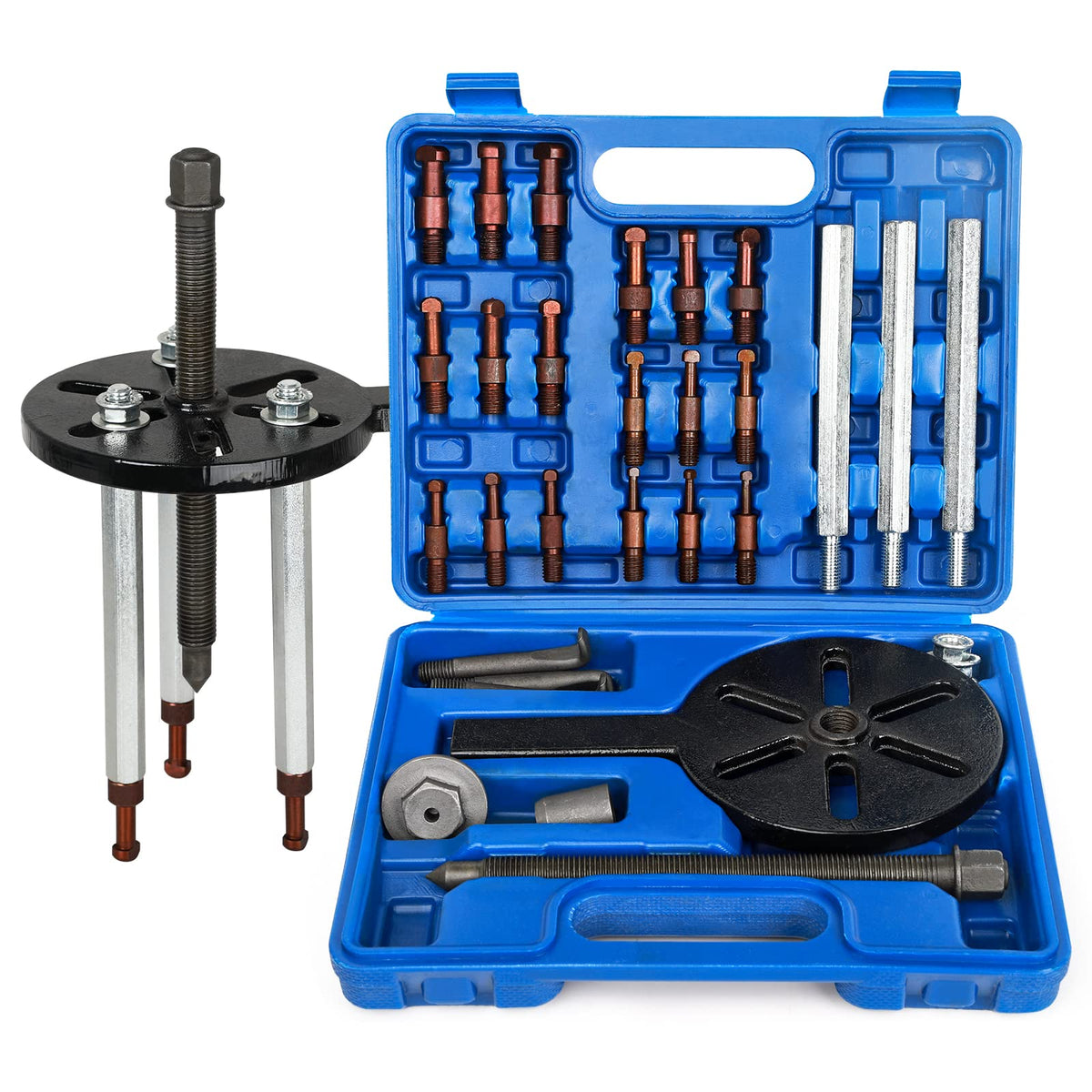 HQSSWUCH kit case open showing organized tools and quick setup benefit