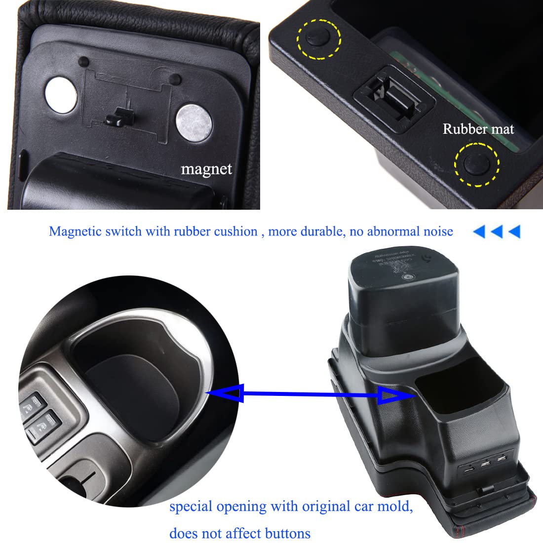 HRCHCG PU leather close-up highlighting durable waterproof texture and comfort
