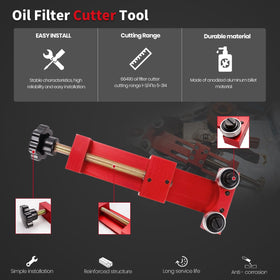 HRepair close-up of precision blade cutting edge for clean filter openings benefit accuracy