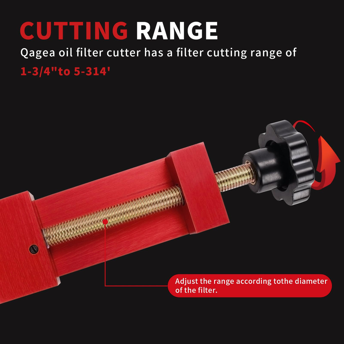 HRepair cutter in use slicing an oil filter housing for quick inspection benefit efficiency
