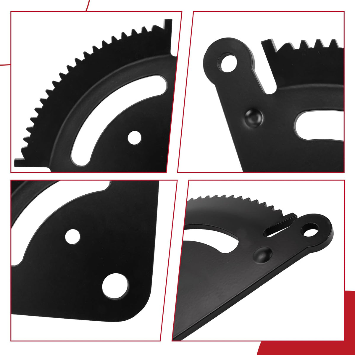 HRepair set of plastic bushings displayed to show smooth rotation and wear resistance