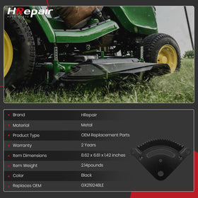 HRepair parts next to a coin for scale showing correct size for John Deere LA series fitment