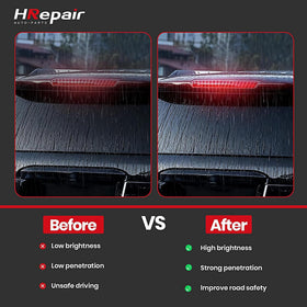 HRepair nighttime illumination demonstrating high visibility for safer braking benefit