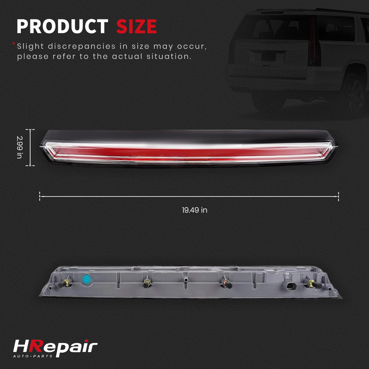 HRepair size comparison with ruler for accurate fit assessment