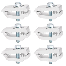 Hromee front view of six clamps showing packaging and parts, ensures complete replacement set