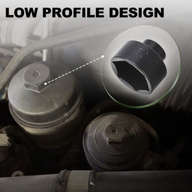 Hromee in use on canister cap secures grip for safe removal
