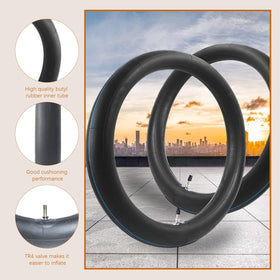 Hromra inner tube wall thickness detail showing reinforced butyl rubber for durability