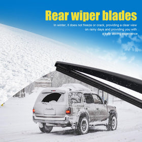 HRSNO wipers on a car in rain highlighting safer visibility and quieter operation