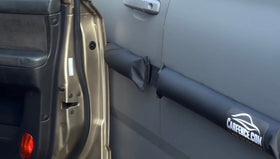 HRX Glass folded cushions magnetically attached for compact trunk storage