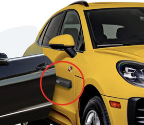 HRX Glass front view of four-door magnetic protectors showing coverage and buffer