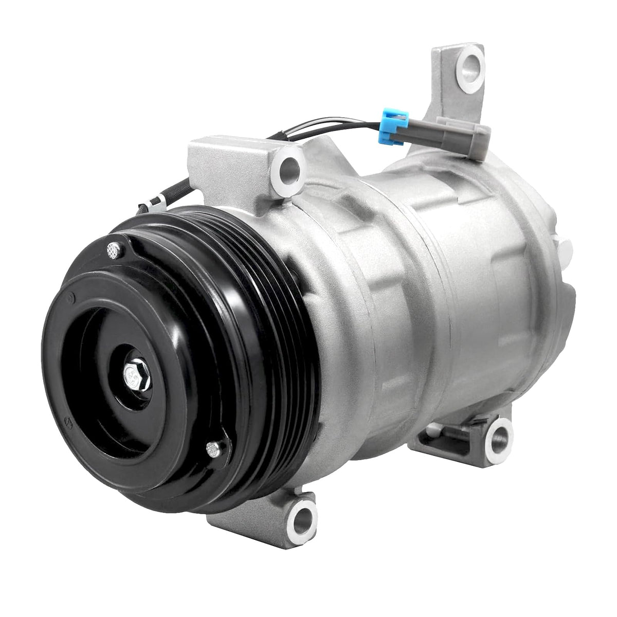 Hsbang AC compressor front assembly showing complete unit and ready-to-install benefit