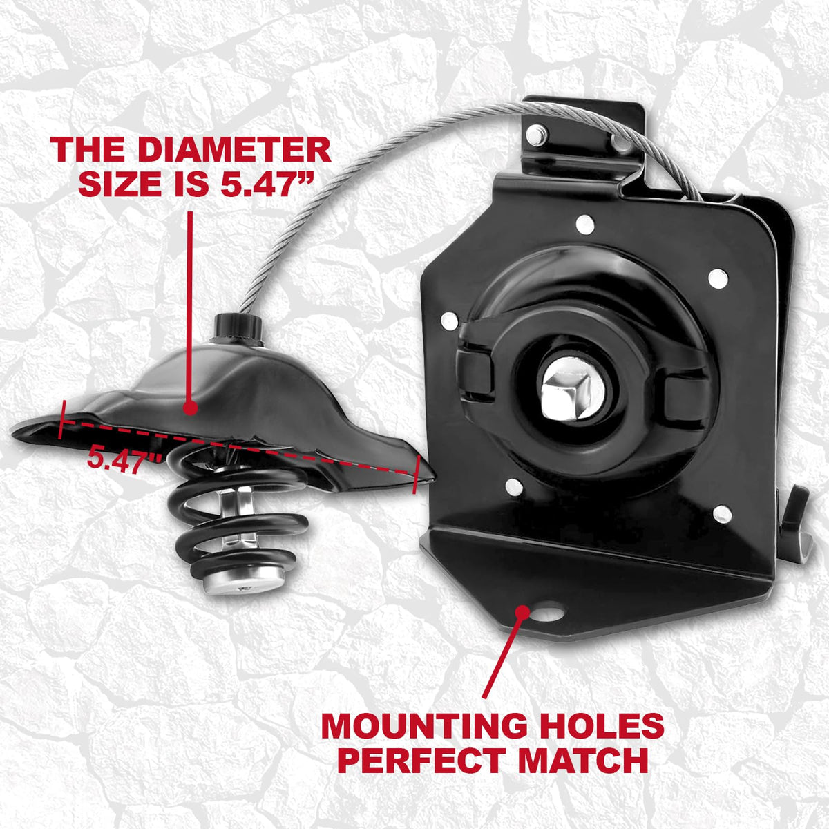 Hsbang side label with part numbers for fast fitment verification