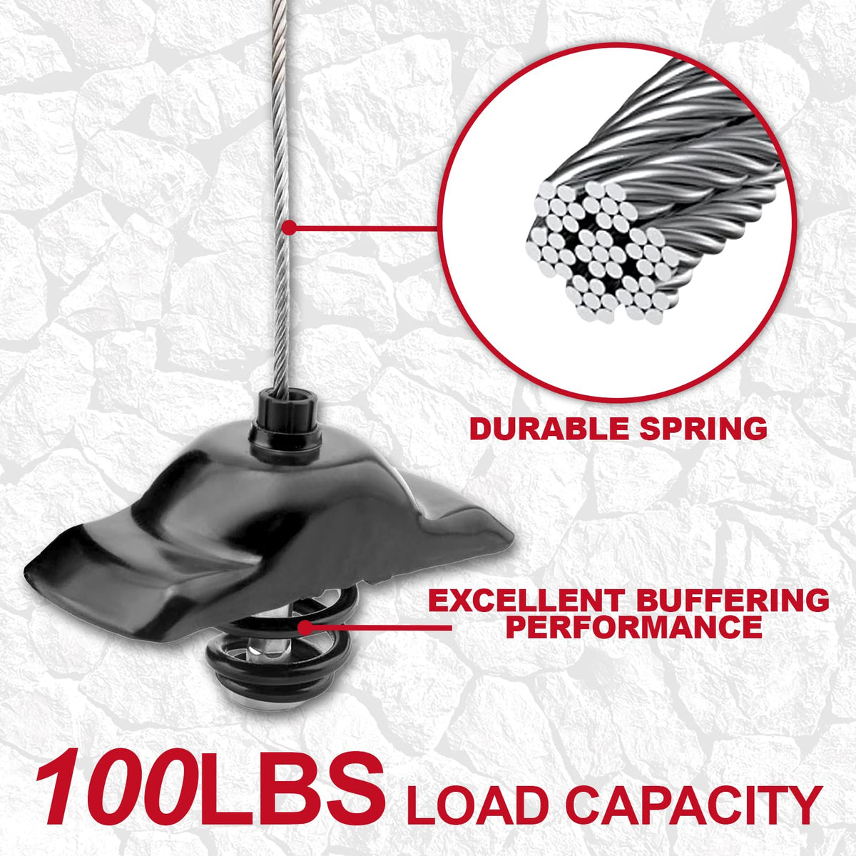 Hsbang hoist supporting spare tire for quick access and secure holding