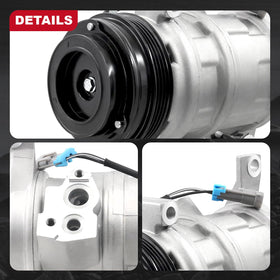 Hsbang compressor installed in engine bay demonstrating direct-fit convenience
