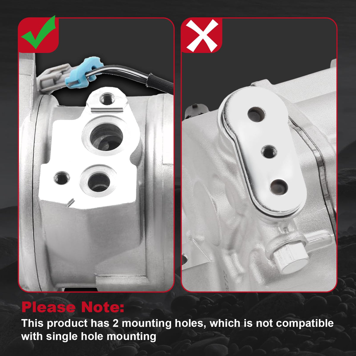 Hsbang pulley angle view showing smooth pulley surface for quieter operation