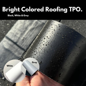 HSS tape sealed along a metal roof seam for durable weather protection