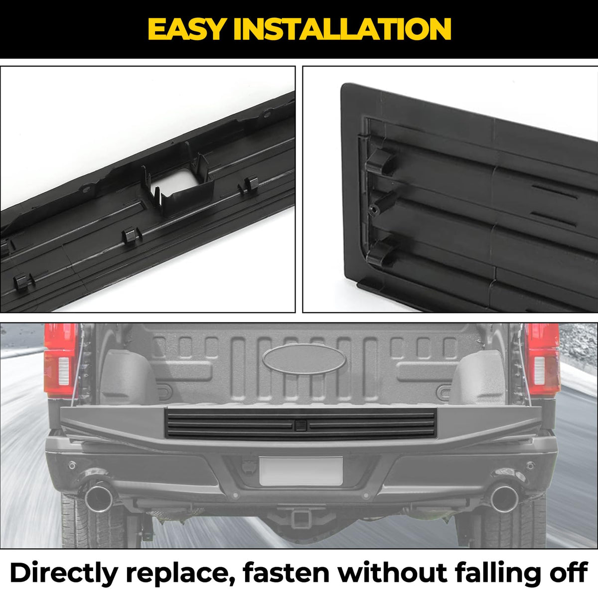 HSUTVXPRO side profile showing contour fit matching F150 tailgate lines