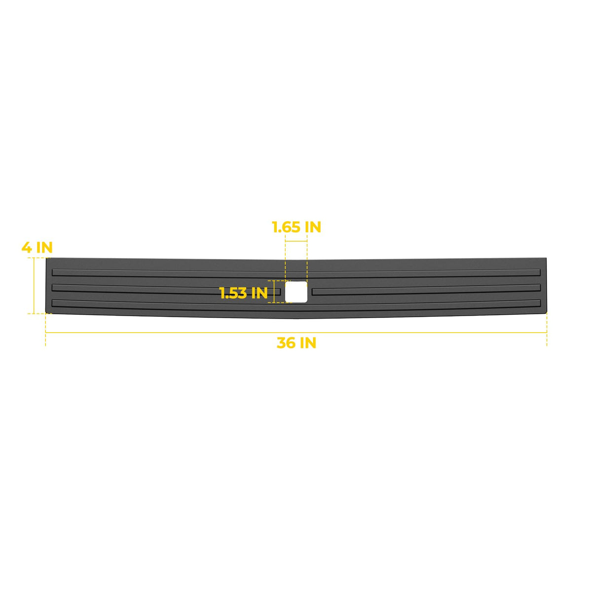 HSUTVXPRO size comparison with ruler to show accurate replacement dimensions