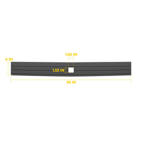HSUTVXPRO size comparison with ruler to show accurate replacement dimensions