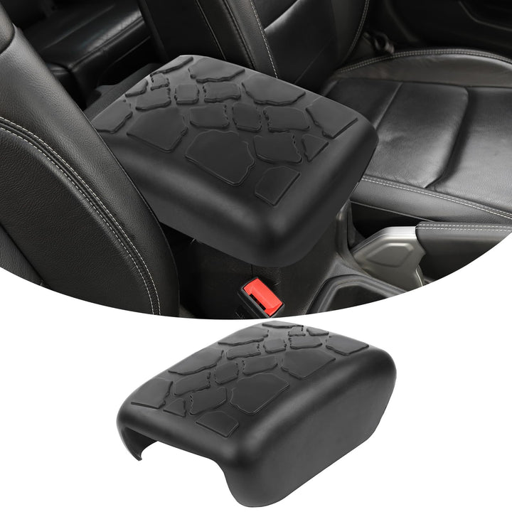 HTHE front view of armrest cover showing exact fit and protection