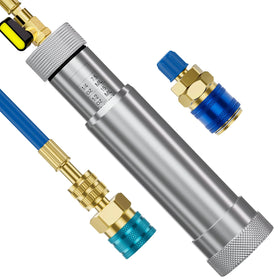 HTOMT injector kit front view showing complete contents and quick couplers for fast setup