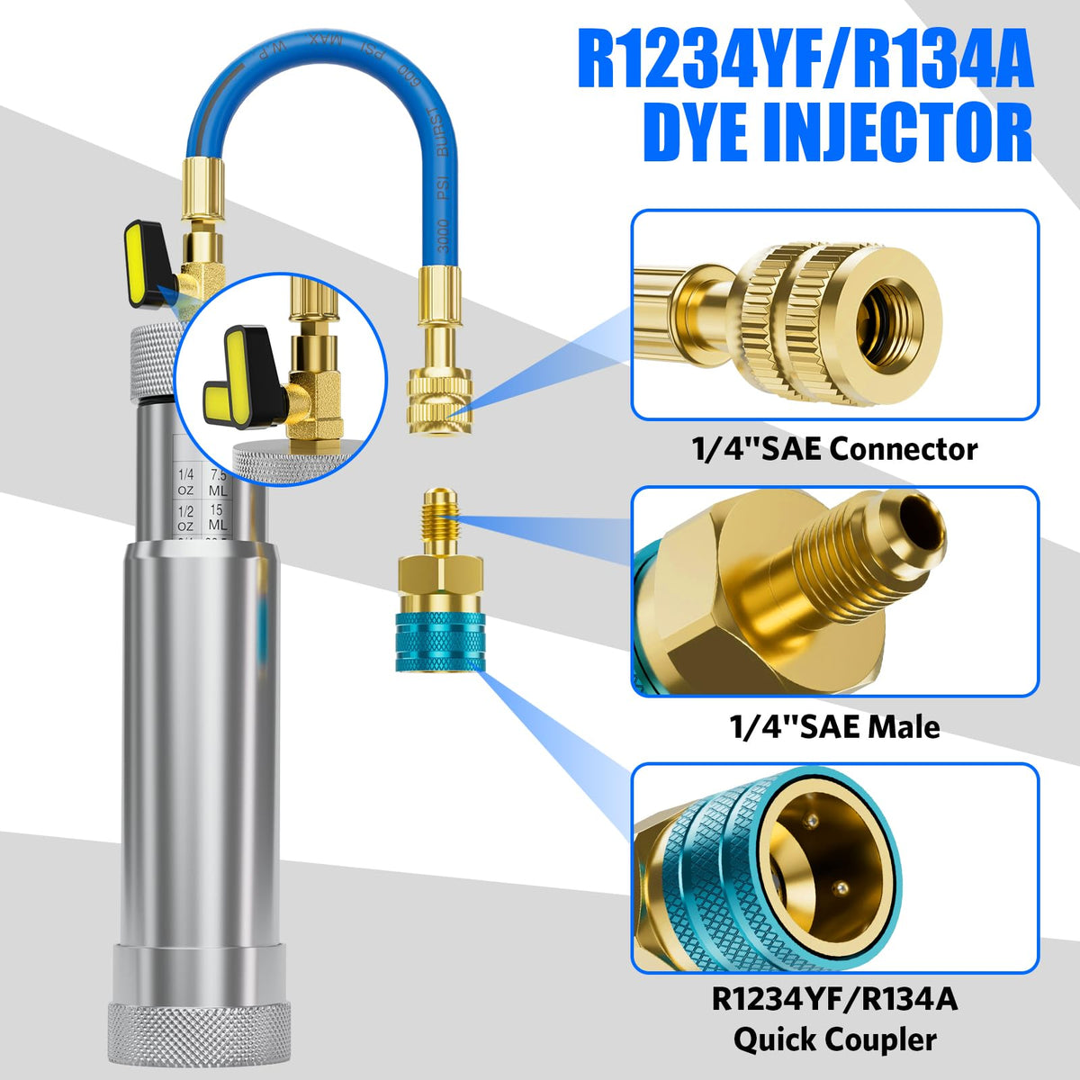 HTOMT QC12 quick coupler detail showing durable connector for broad system compatibility