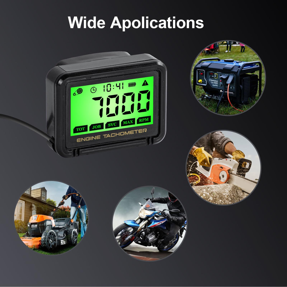 HTPREC back panel with replaceable battery for long field usability