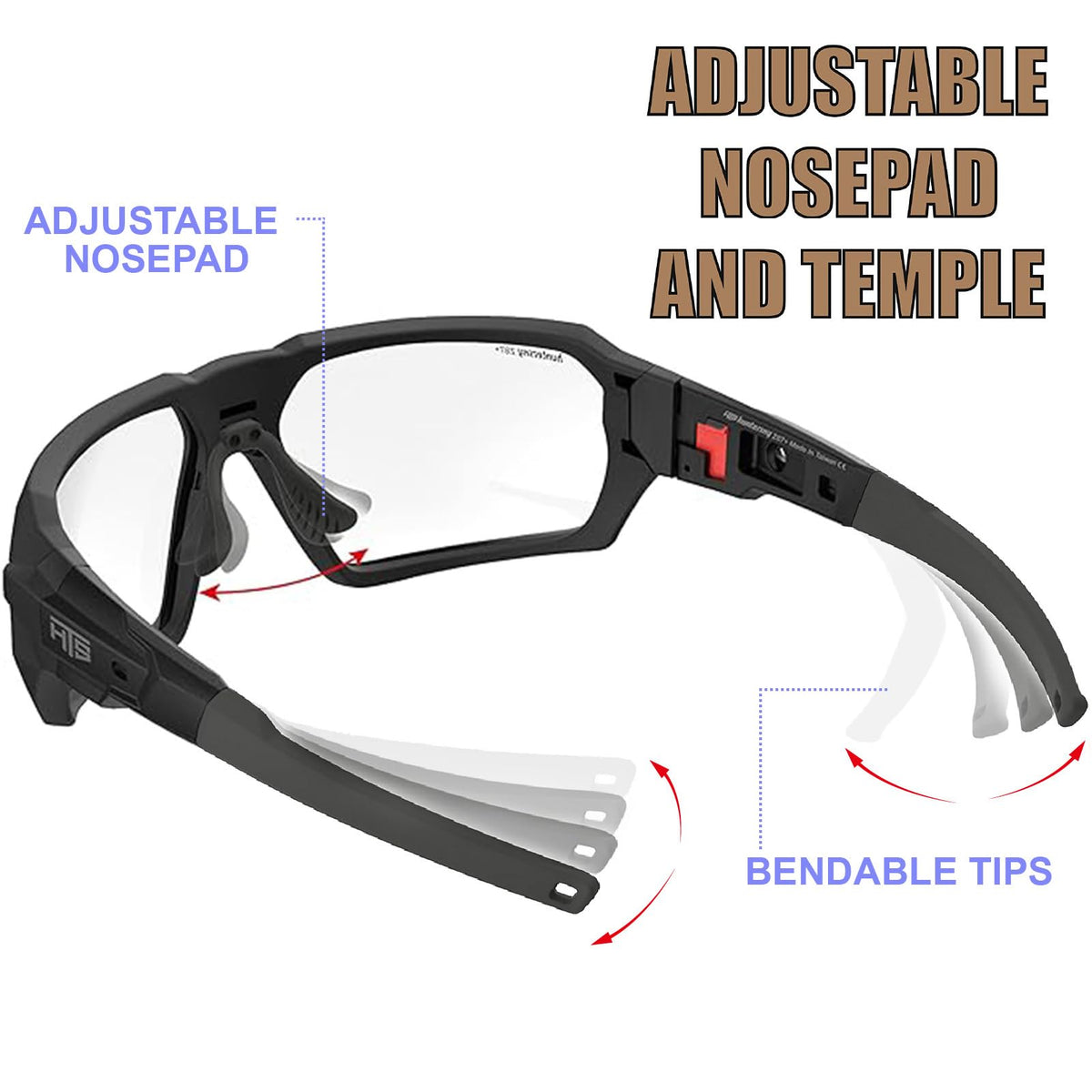 HTS HUNTERSKY shown in hand to illustrate compact size and portability