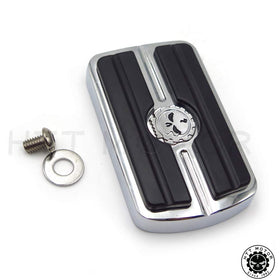 HTTMT chrome skull front view showing bold styling and durable finish