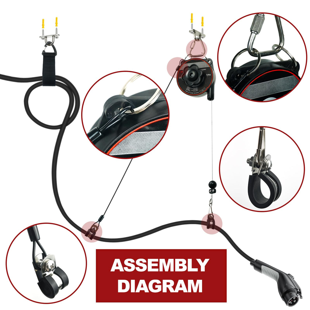 HTtoy cable texture and plug detail highlighting smooth retraction advantage