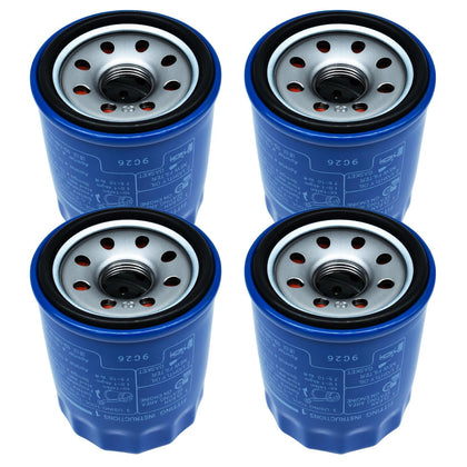 HTYPX oil filter front view showing label and fit benefits